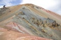 Iceland mountains of different colors Landmannalaugar Royalty Free Stock Photo