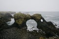 Iceland nature landscape. Gatklettur