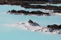 Iceland, Northern Europe, blue lagoon, lava, rocks, silica, nature Royalty Free Stock Photo