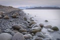 Iceland: Pebbly beach Royalty Free Stock Photo