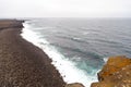 Iceland Reykjanes peninsula rocky volcanic sulfur stones shore coast line