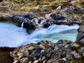 iceland river long exposure landscape