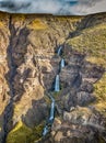 Iceland Roadside Waterfall