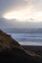 Iceland Seascape with a moody sky