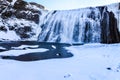 Cascadas Heladas en Islandia Royalty Free Stock Photo