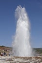 Iceland. South area. Golden Circle. Strokkur geyser. Thermal spring. 6/7