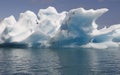 Iceland. Southeast area. Jokulsarlon. Icebergs and lake.