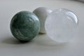 Iceland Spar OPTICAL CALCITE Crystal Sphere Ball, Natural green Jade quartz crystal sphere, white Jade quartz crystal sphere