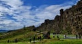 Thingvellir National Park, Iceland - July 2023: Thingvellir National Park was visited by many tourists in Iceland.