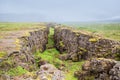 Iceland Thingvellir National Park - Continental divide.