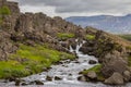 Iceland Thingvellir Waterfall