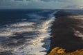 Iceland Vik village, winter in Iceland, black beach Iceland