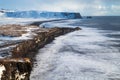 Iceland Vik village, winter in Iceland, black beach Iceland