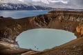 Iceland volcanic lake Askja