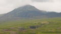 Iceland Waterfall and Mountain