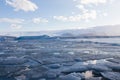 Iceland winter Jakulsarlon lake Royalty Free Stock Photo