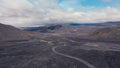 Icelandic Aerial Volcanic Landscape