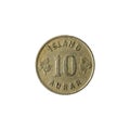 10 icelandic aurar coin 1946 obverse