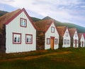 Icelandic autumn cottage