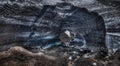 Icelandic Blue Katla Ice Cave Royalty Free Stock Photo