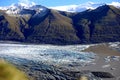 Icelandic famous Svinafellsjokull glacier