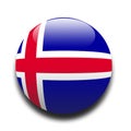 Icelandic flag Royalty Free Stock Photo