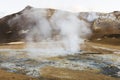 Icelandic geysir in summer