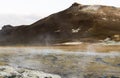 Icelandic geysir in summer