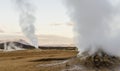 Icelandic geysir in summer