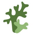 Icelandic green moss logo icon