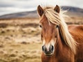 Ai Generated illustration Wildlife Concept of Icelandic horse