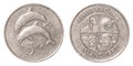5 icelandic krona coin Royalty Free Stock Photo