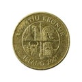 50 icelandic krona coin 2001 reverse