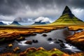 Icelandic landscape - Kirkjufell / Iceland, Europe