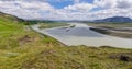 Icelandic landscape panorama