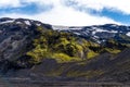 Icelandic landscape in the summer