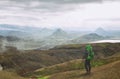 Icelandic landscape - view on amazing mountains
