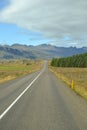 Icelandic mountain stones and road