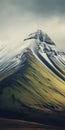 Icelandic Mountain: A Stunning Cross-processed Landscape In 32k Uhd