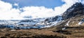 Icelandic mountains in Arctic circle Royalty Free Stock Photo