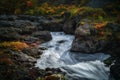 Barnafoss waterfall, West Iceland Royalty Free Stock Photo