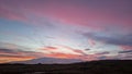 Icelandic nordic colored sky at sunset