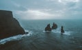 Icelandic panoramas, aerial view on the lands