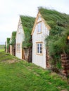 Icelandic turf houses Royalty Free Stock Photo