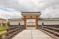 Ichimonji Gate of Main Bailey of Yamagata Castle, Japan