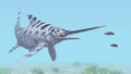 Ichthyosaur Eurhinosaurus Royalty Free Stock Photo