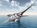 Ichthyosaur Eurhinosaurus Royalty Free Stock Photo