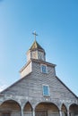 Ichuac Church - Chiloe Island, Chile Royalty Free Stock Photo