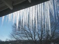 Icicle Curtain Royalty Free Stock Photo