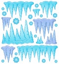 Icicle theme image 1 Royalty Free Stock Photo